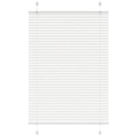 Pliss rolgordijn 85x100 cm stofbreedte 84,4 cm polyester wit - thumbnail