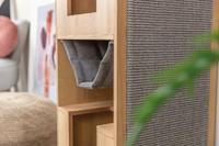 Trixie Cat Tower CityStyle krabpaal bruin/grijs 1 stuk - thumbnail