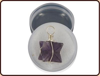 Merkabah Hanger in Doosje - Amethist Merkabah Hanger in Doosje - Amethist