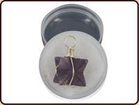 Merkabah Hanger in Doosje - Amethist - thumbnail