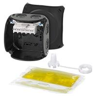 Hensel 62000100 Verdeeldoos Halogeenvrij, Verzegelbaar, Weerbestendig (l x b) 104 mm x 104 mm 1 stuk(s) - thumbnail