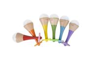 Classic World houten regenboog maracas - thumbnail