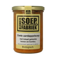 Zoete aardappelsoep met lokale bonen en kombu bio 400 Milliliter - thumbnail