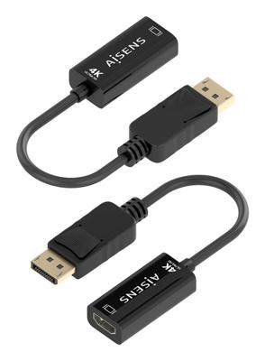 CONVERSOR AISENS DISPLAYPORT-M A HDMI-H 4K @60HZ 15 cm