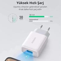 UGREEN 70273 Laadadapter 18 W USB-A-bus Zwart Binnen - thumbnail