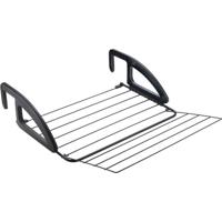 Metaltex bries droogrek 6 m drooglijn zwart - thumbnail