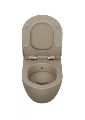 Wandcloset Creavit Freedom Met RVS Sproeier Mat Cappuccino Creavit - thumbnail