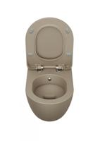 Wandcloset Creavit Freedom Met RVS Sproeier Mat Cappuccino Creavit - thumbnail