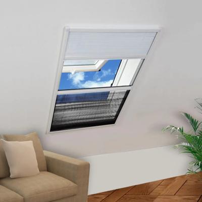 VidaXL Raamhor plissé met verduistering 80x120 cm aluminium VidaXL Raamhor plissé met verduistering 80x120 cm aluminium