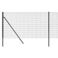 Draadgaashek 1x25 m gegalvaniseerd staal antracietkleur - thumbnail