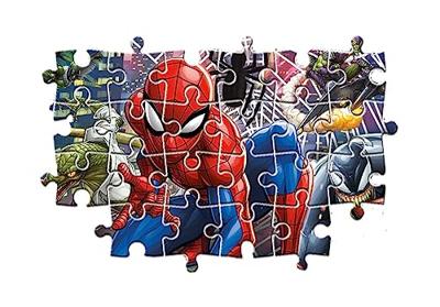 Clementoni legpuzzel super color maxi spiderman, 60st. Clementoni legpuzzel super color maxi spiderman, 60st.