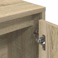 Boekenkast 89x24x101,5 cm bewerkt hout sonoma eikenkleurig - thumbnail