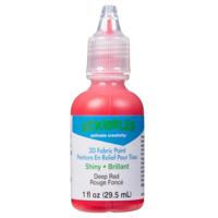 Scribbles • 3d textielverf glanzend 29,5ml dieprood - thumbnail