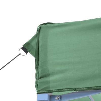 Partytent inklapbaar pop-up 580x292x315 cm bruin - thumbnail