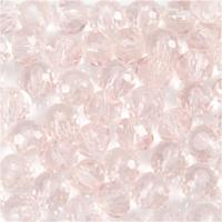 Creativ Company Facet kralen lichtroze, 45st. - thumbnail