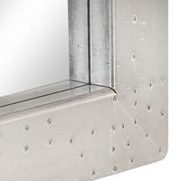 VidaXL Spiegel luchtvaartstijl 110x50 cm metaal - thumbnail