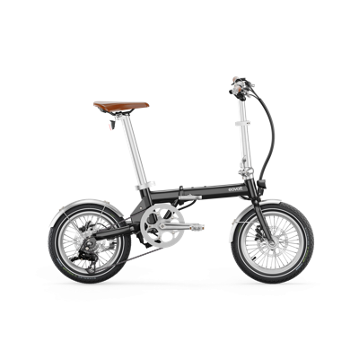 Eovolt elektrische vouwfiets morning 16 vintage v3 zwart