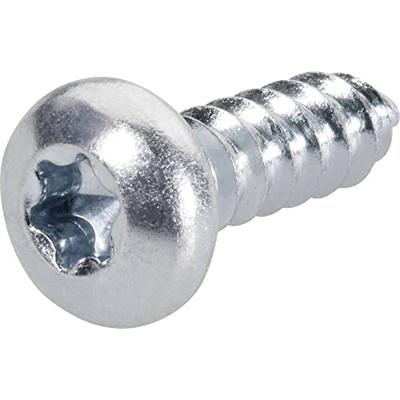 TOOLCRAFT 892604 Lenskop-plaatschroeven 2.2 mm 6.5 mm T-profiel DIN 7981-C Staal Verzinkt 100 stuk(s)