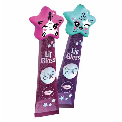 Clementoni crazy chic lipgloss ster paars/blauw