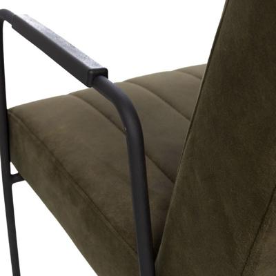 Industriële Armstoel Levi | Stof  | Zwart Groen