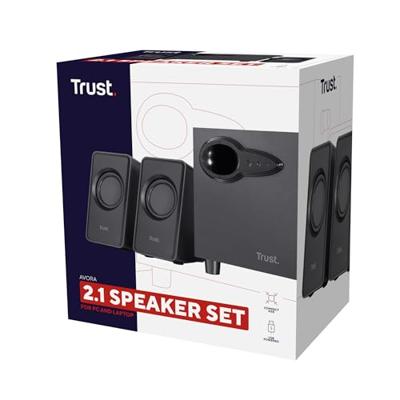 Trust Avora 2.1 subwoofer luidsprekerset PC speaker Zwart