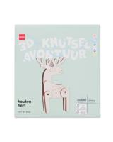 HEMA Bouwplaat houten hert - thumbnail