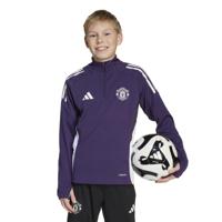 adidas Manchester United Trainingstrui 1/4-Zip 2025-2026 Kids Paars Wit Zwart - thumbnail