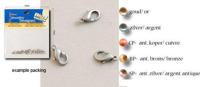 Darice Vaessen creative • sluiting 10mm 12pcs silver - thumbnail