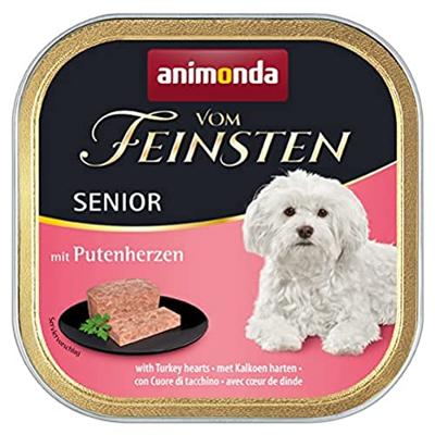 ANIMONDA vom Feinsten Senior Kalkoenharten - natvoer voor honden - 150 g