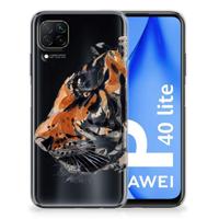 Smartphone hoesje Huawei P40 Lite Watercolor Tiger - thumbnail