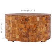 VidaXL Salontafel 60x60x35 cm massief teakhout - thumbnail
