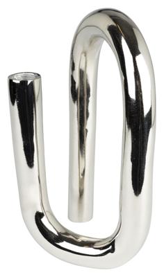 Zuiver Kaarshouder 'Tubo' 26cm, kleur Zilver Zuiver Kaarshouder 'Tubo' 26cm, kleur Zilver