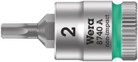 Wera 8740 A Zyklop Bit/dop-combinatie met Vasthoudfunctie met 1/4" Aandrijving, 2,0 x 28 mm - 1 stuk(s) - 05003330001 - thumbnail
