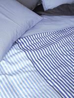 Marc O'Polo Ellan Dekbedovertrek Cool Cobalt 140 x 220 cm - thumbnail