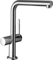 Hansgrohe Talis M54 ééngreeps keukenmengkraan 270 met stopkraan voor vaatwasser, chroom - thumbnail