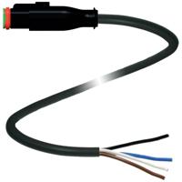 Pepperl+Fuchs 70116659 Sensor/actuator connector, geassembleerd Aantal polen (sensoren): 4 6 m 1 stuk(s) - thumbnail