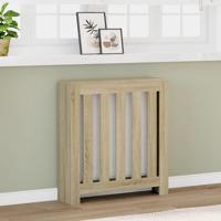 Radiatorombouw 78x20x82 cm bewerkt hout sonoma eikenkleurig - thumbnail