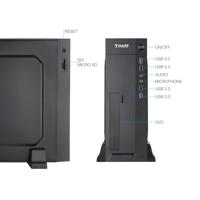 ATX/mATX Semi-toren BehuizingTooQ TQC-3008U3C Zwart - thumbnail
