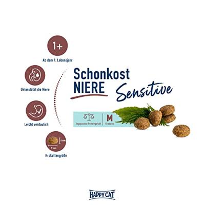 Happy Cat Adult Sensitive Schonkost Niere (nierdieet) kattenvoer 1,3 kg