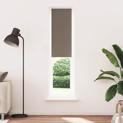 VidaXL Rolgordijn verduisterend koffie 50x210 cm stofbreedte 45,7 cm