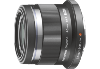 Olympus MFT 45mm F/1.8 zwart M.Zuiko Digital