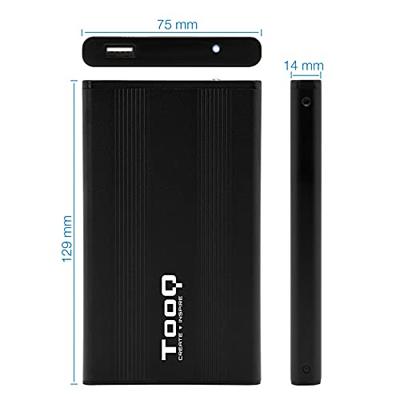 Externe Doos TooQ TQE-2510B HD 2.5" SATA USB 2.0