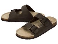 esmara Men Heren slippers (Donkerbruin, 45) - thumbnail