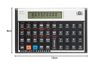 HP HP-12CPLAT-INT Rekenmachine -12C PLAT-INT Financieel FR,NL HP HP-12CPLAT-INT Rekenmachine -12C PLAT-INT Financieel FR,NL