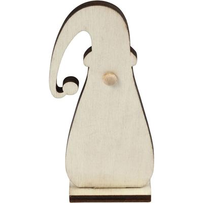 Creativ Company Kerstkabouter, h: 10 cm, d: 1,5 cm, b: 4,5 cm, dikte 3 mm, 3 stuk/ 1 doos Creativ Company Kerstkabouter, h: 10 cm, d: 1,5 cm, b: 4,5 cm, dikte 3 mm, 3 stuk/ 1 doos