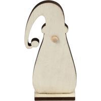 Creativ Company Kerstkabouter, h: 10 cm, d: 1,5 cm, b: 4,5 cm, dikte 3 mm, 3 stuk/ 1 doos - thumbnail