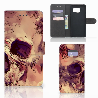 Telefoonhoesje met Naam Samsung Galaxy S7 Edge Skullhead Telefoonhoesje met Naam Samsung Galaxy S7 Edge Skullhead