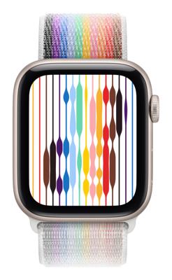 Apple Watch Band - Geweven sportbandje - 45 mm - Pride Edition - Eén maat voor de meeste polsen