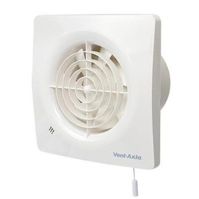 Vent-Axia Supra 100HT badkamerventilator - timer & vochtsensor - 97 m3/h - Ø100mm