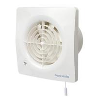 Vent-Axia Supra 100HT badkamerventilator - timer & vochtsensor - 97 m3/h - Ø100mm - thumbnail